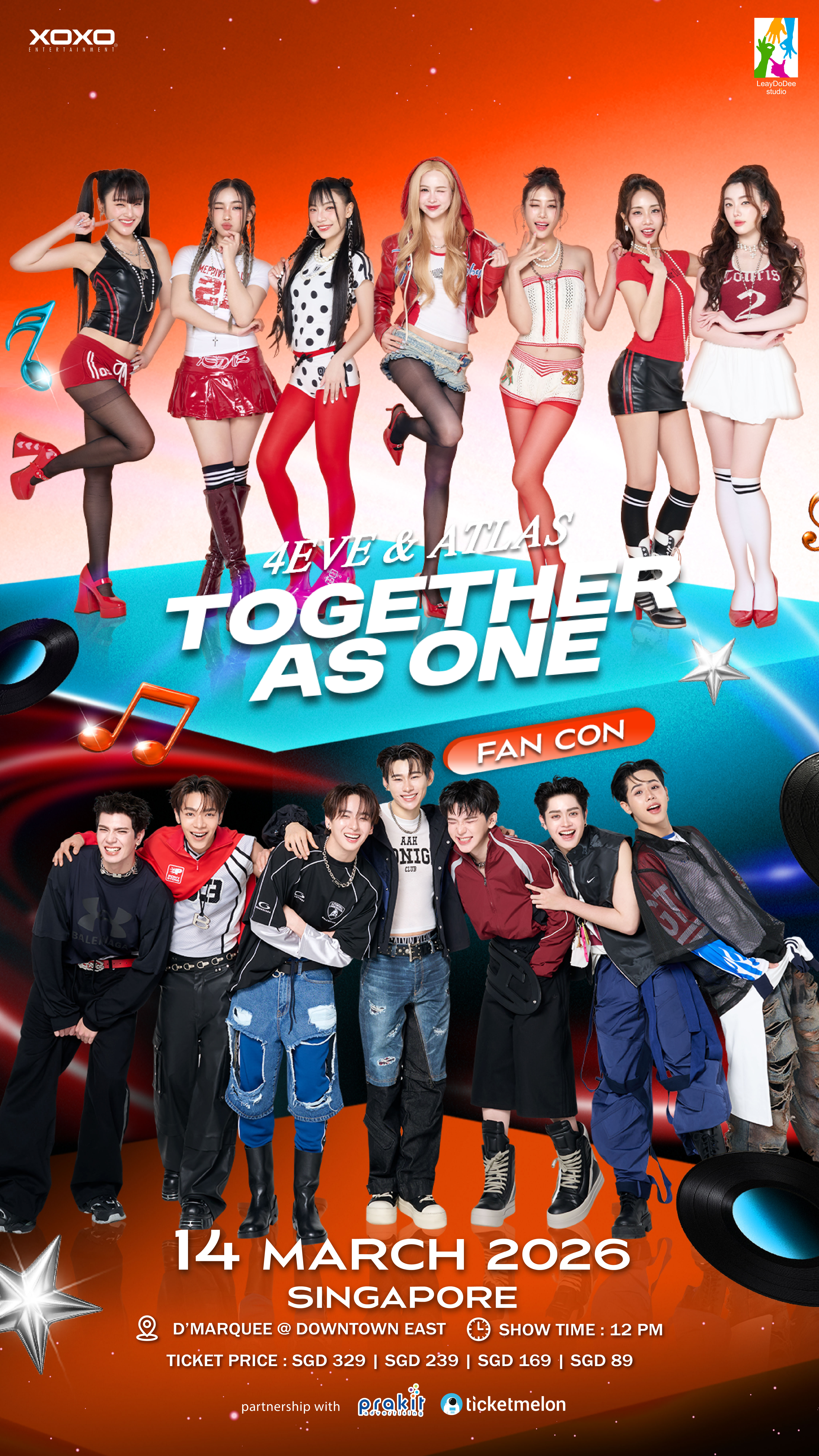 4EVE & ATLAS Together As One Fan Con D'Marquee Downtown East