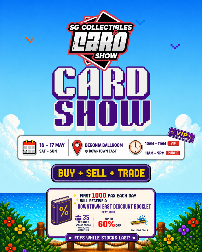 SG Collectibles & Card Show May 2026 Begonia Ballroom